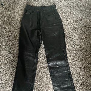 Vintage Lined Leather Pants